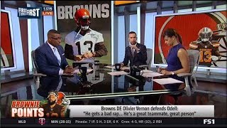FIRST THINGS FIRST | Browns DE Olivier Vernon defends Odell:He gets a bad rap...