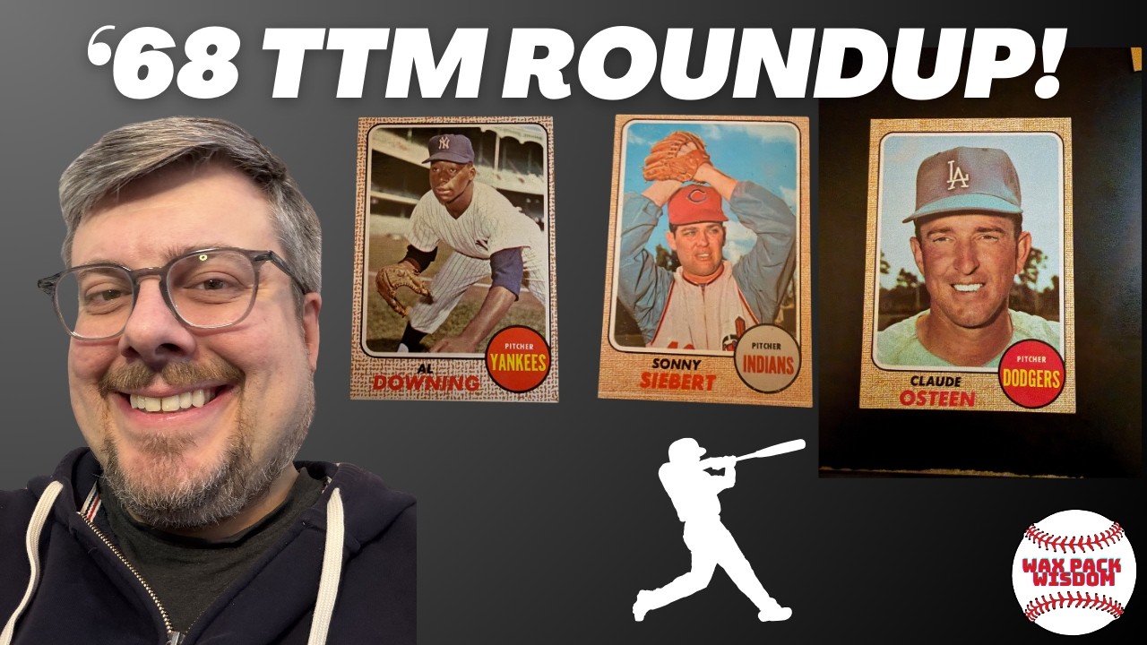 Подборка карточек Topps TTM 1968 года! Крутое совпадение цветов от звезды «Редс» и известного мен...