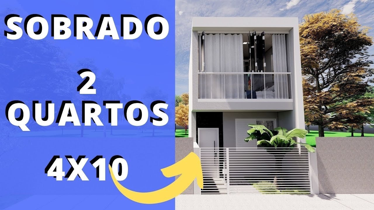 planta-de-casa-tipo-sobrado-pequeno-com-2-quartos-4x10-sobrado-pequeno