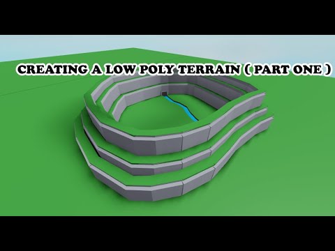 Creating A Low Poly Terrain In Roblox Part 1 Youtube - roblox low poly terrain plugin