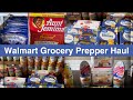 WALMART GROCERY HAUL | BIG FAMILY PREPPING JOURNEY |ADDING FOOD TO OUR 3-6 MONTH FOOD PREPS