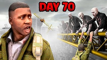 I Spent 100 DAYS in a ZOMBIE Apocalypse! (GTA 5 - Part 4)