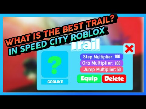 What Is The Best Trail In Speed City Youtube - roblox speed city best trail code 2020