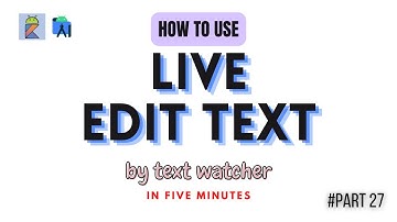 Android Kotlin | EditText(plain text) getText and live display on a textView using text watcher.