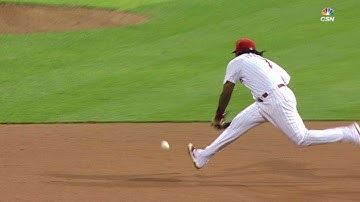 WSH@PHI: Franco starts the double play