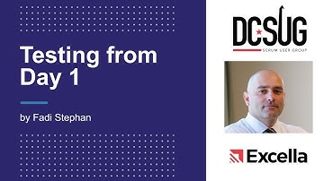 Agile Testing - Testing from Day 1 by Fadi Stephan