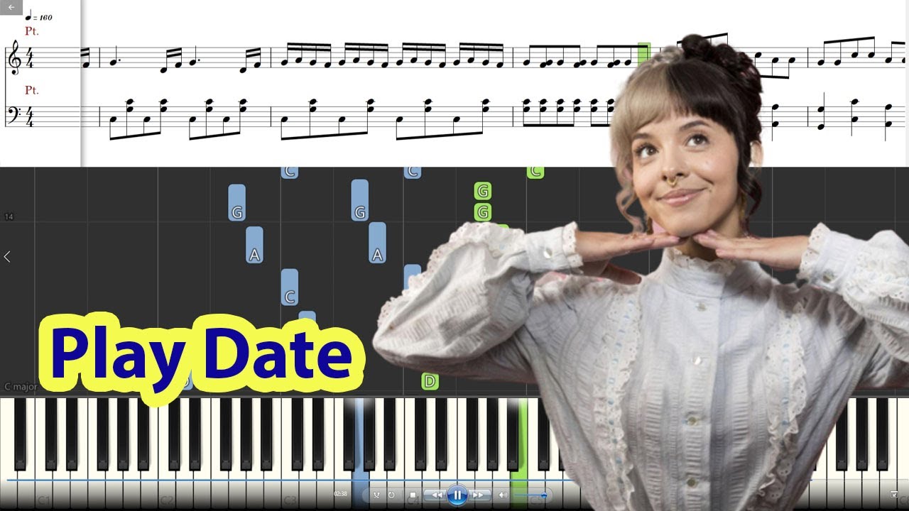 [Piano Tutorial] Melanie Martinez - Play Date (TikTok-Hot-Song) - YouTube