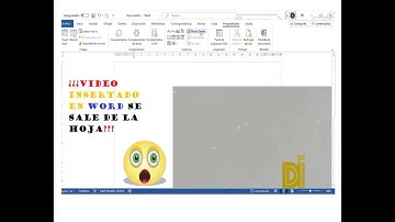 Como insertar un video en Word desde tu PC ¡¡¡SIN QUE SE EXPANDA!!! 2023