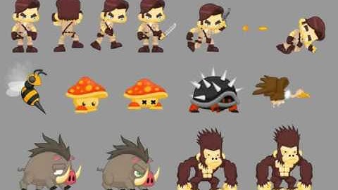 Jungle Adventure - Game Sprites