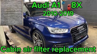 Audi A1 Cabin Air Filter Replacement Diy Audi A1 8X Pollenfilter Wechsel