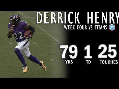 Derrick Henry Week 4 Highlights | NFL 2026 - Baltimore Ravens