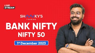 1st DECEMBER LIVE TRADING |  BANK NIFTY 50 | BANKNIFTY OPTIONS TRADING LIVE | INTRADAY TRADING LIVE