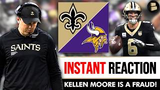 🚨Kellen Moore Is A FRAUD! Saints vs. Vikings INSTANT Reaction After LOSS In NFL Week 5