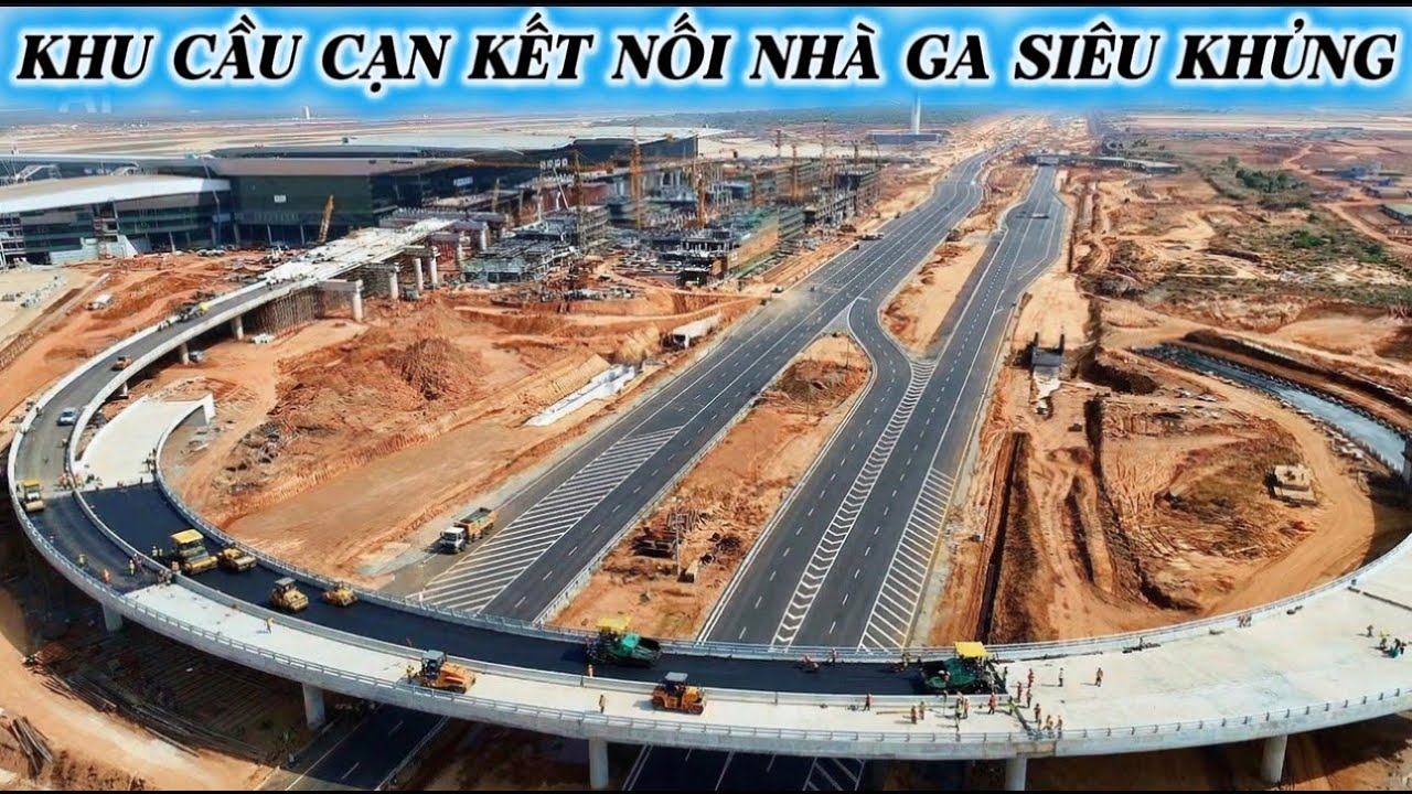 GẦN HOÀN TẤT NỐI CÁC NHỊP CẦU CẠN MẶT TRƯỚC NHÀ GA VÀ CHUẨN BỊ THẢM NHỰA HOÀN THIỆN.