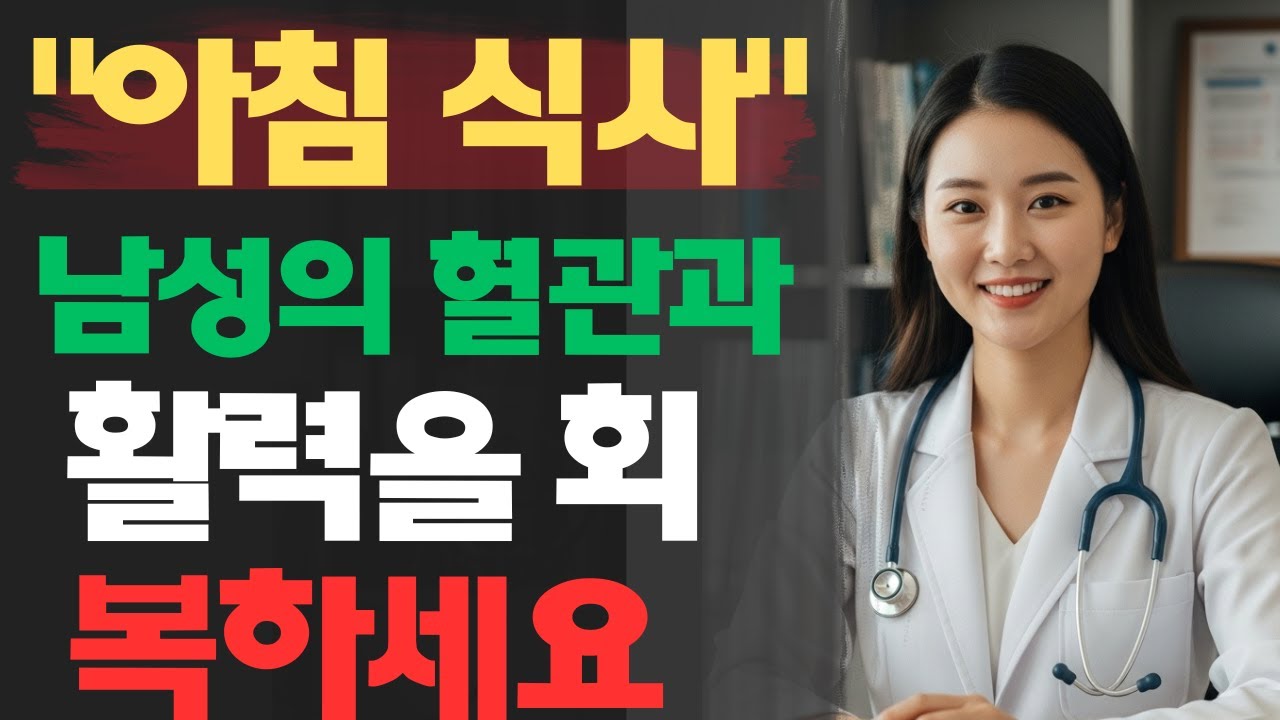 60세 이후 남성의 혈관·활력 회복! 의사가 공개한 ‘아침 1끼’의 충격적인 비밀