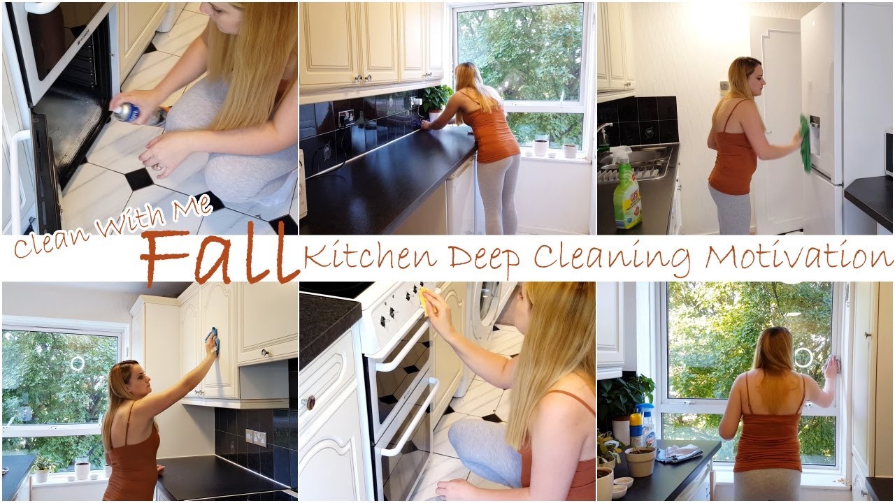 Clean With Me / Fall Kitchen Clean With Me / Kitchen Deep Cleaning Motivation