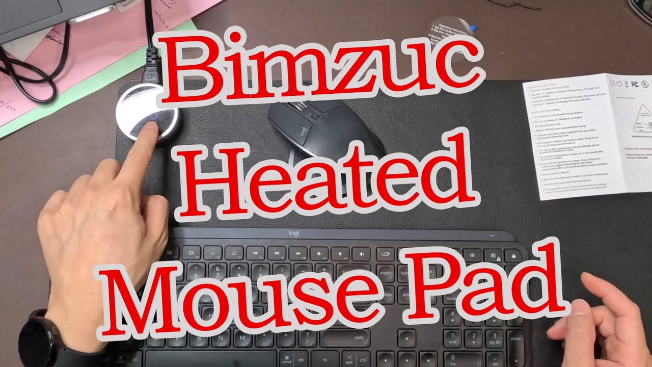 Bimzuc Heated Mouse Pad Keep hands warm while working YouTube