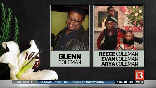 Tia Coleman buries family