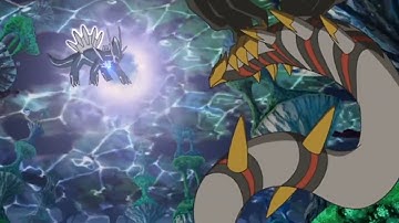 Giratina Vs Dialga In Reverse World!! Pokemon The Movie Giratina The Sky Warrior!!