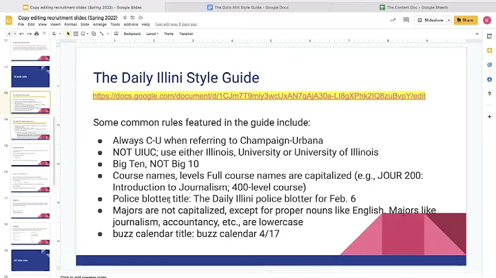 daily illini style guide