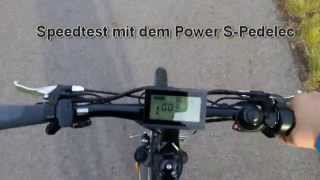 Speed 60 in 18 Sekunden  mit dem Power S-Pedelec