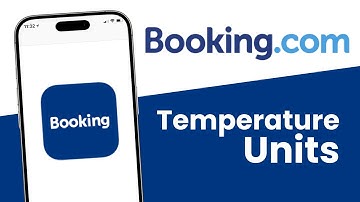 How to Change Temperature Units on Booking.com
