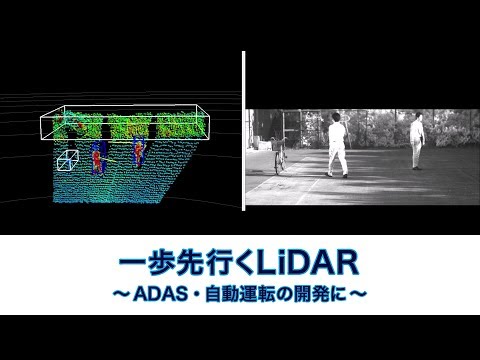 「XenoLidar」によるオブジェクトトラッキングの例 - 東陽テクニカ