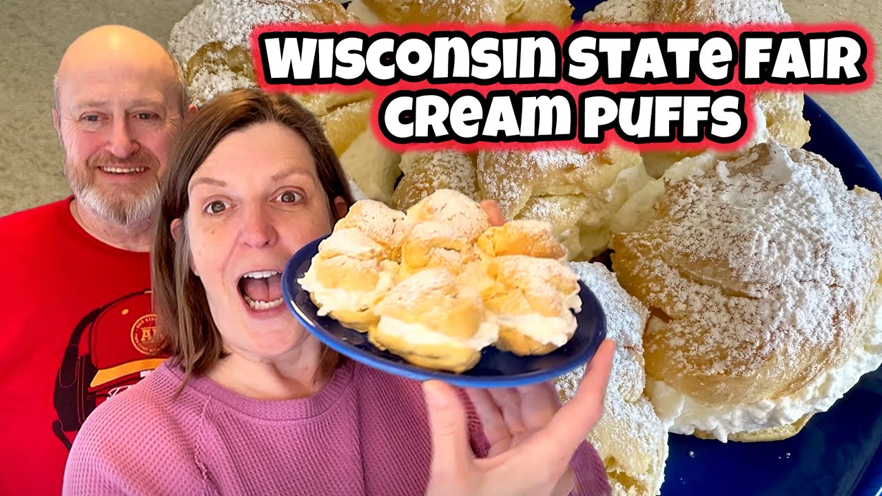 Copycat Wisconsin State Fair Cream Puffs ￼- 50 State Dessert Series
