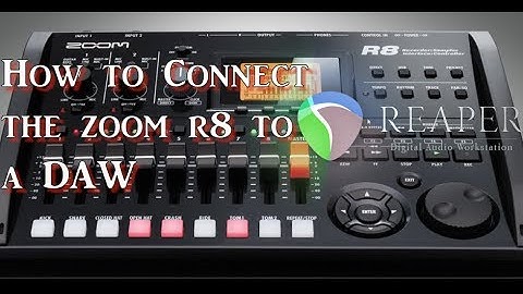 How to use the Zoom R8 as an Audio Interface (2019)