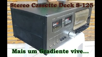 Gradiente Stereo Cassette Deck S-125 final
