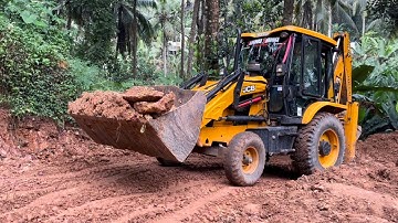 Jcb 3dx transporting soil through small path #jcb #jcb3dx #jcbcartoon #jcbgame #jcbdozer #jcbtractor