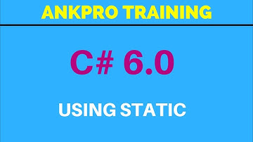 C# 6.0 - Part 2 - Using static in c#