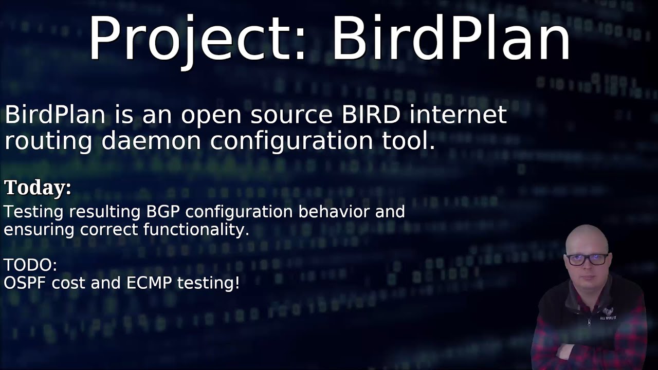 Python, BGP, OSPF and RIP (urg!) with BIRD. Unit testing BGP featureset!