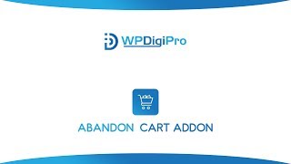 WPDigiPro Abandon Cart Addon Settings