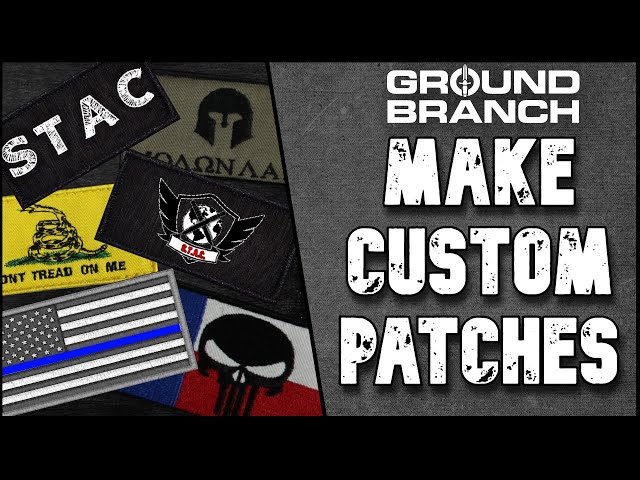 How to make CUSTOM patches in GROUND BRANCH! 