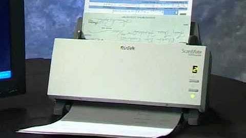 Kodak SCANMATE i1120 Scanner - Mixed Documents, Programmed from Scanner ::: ACEperipherals.com