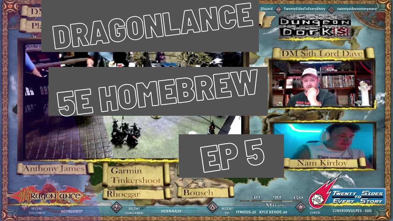 Dragonlance  Episode 5 Rise of the Magistrate, Special Guest Alex D&D 5e Homebrew