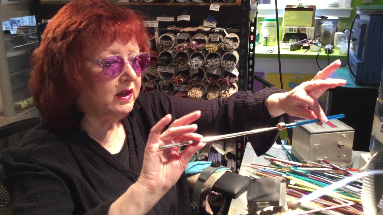 In the Studio: How to Make Twisted Canes in Murano Glass with Darleen Nixon