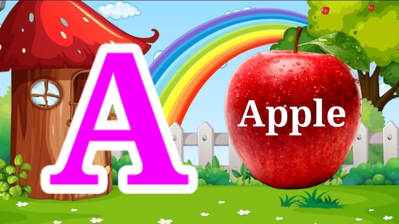 A For Apple B For Ball | Abcd Song | Abcd Rhymes | Abc Song Nursery ...