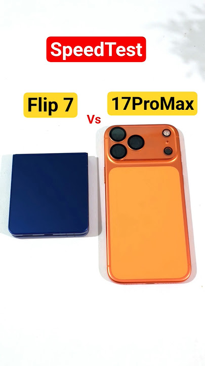 17ProMax vs Flip 7 SpeedTest 🔥🔥🔥