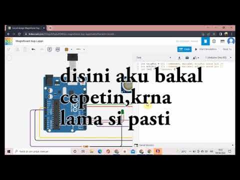 Sensor Jarak dengan Tampilan LED -Simulasi Arduino di Tinkercad - YouTube