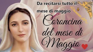 Coroncina del Mese di Maggio per il perdono dei peccati 🙏🙏🙏💖