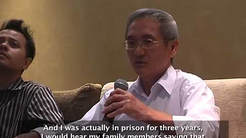 Vincent Cheng describes his arrest
