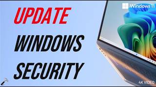 How to Update Windows Security in Windows 11