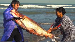 30 Kg Silver Carp - Cooking 5 different dishes in the forest.