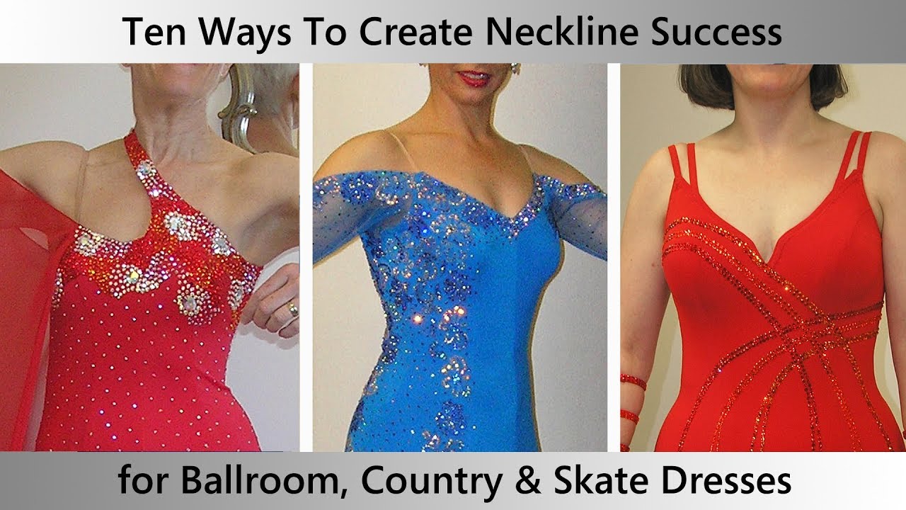 How To Choose Perfect Necklines for Ballroom, Country, Skater Dresses