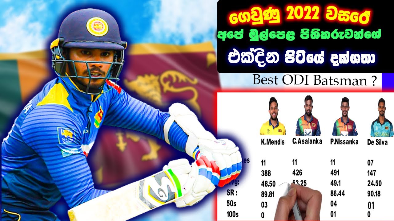 Who is the best Sri Lankan ODI Batsman in 2022 😮 Player Comparison 2022 ...