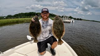 St. Marys inshore fishing with Four Horsemen Popping Corks (flounder love them)