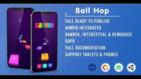 Ball Hop (Unity Game Admob GDPR) v1.0