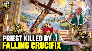 Priest Killed by Falling Crucifix During LIVE Mass — Tragic Final Sermon & Unanswered Questions
